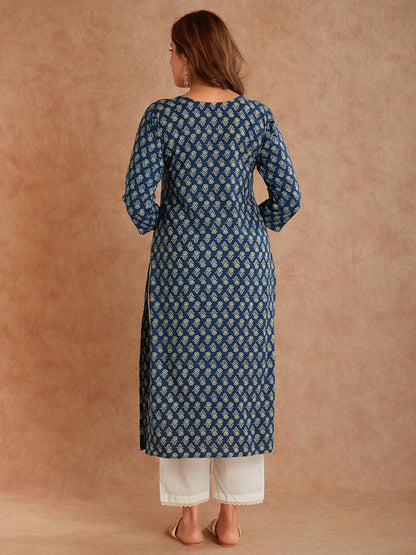 Hand Block Printed Cotton Kurta