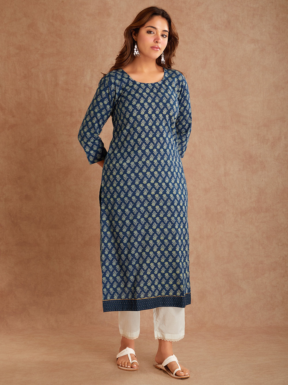 Hand Block Printed Cotton Kurta