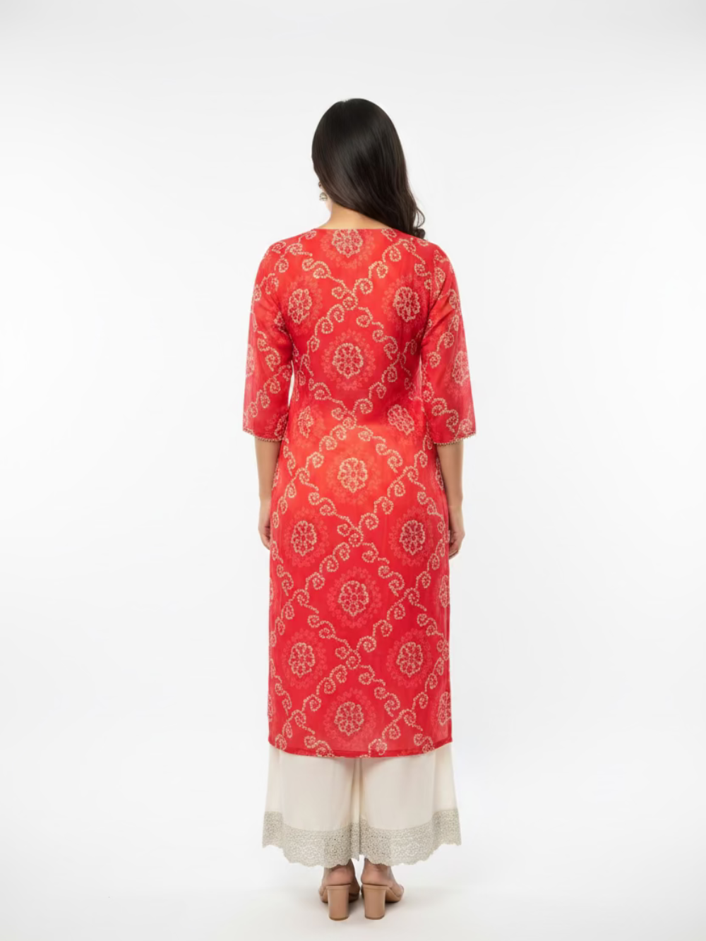Meher Pink Chanderi Blend Silk Kurta